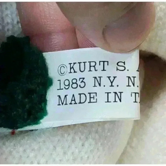 Kurt S. Adler Vintage 1983 Grandma "Hi Granny" Red Knit Christmas Stocking 20" - Picture 4 of 5